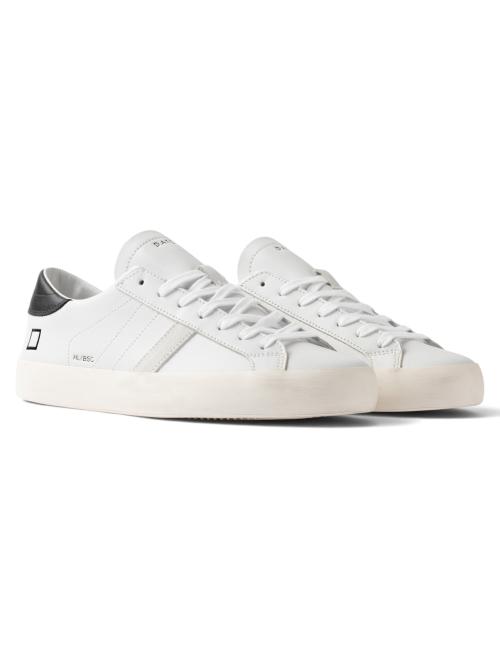 Date sneakers hill low basic bianco e nero