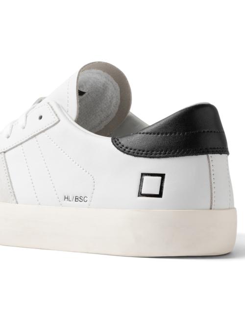 Date sneakers hill low basic bianco e nero