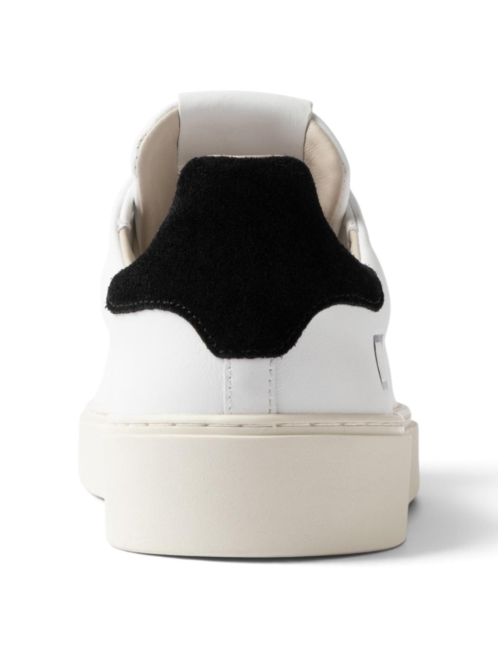 Date sneakers Levante calf black and white