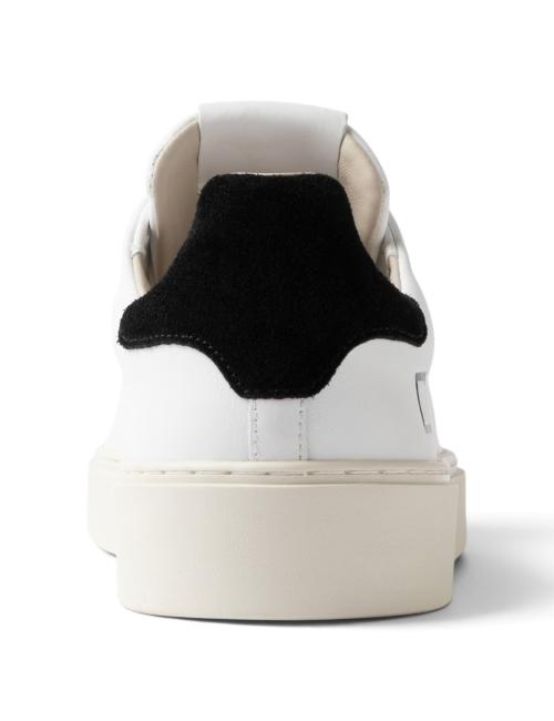 Date sneakers Levante calf bianco e nero