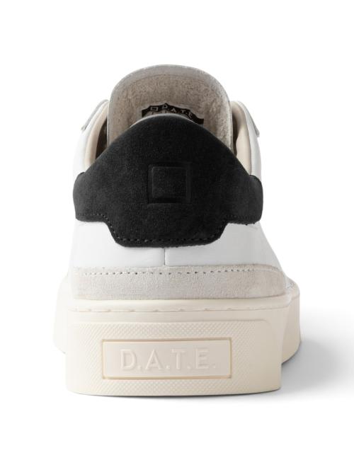 Date sneakers Sonica calf bianco e nero