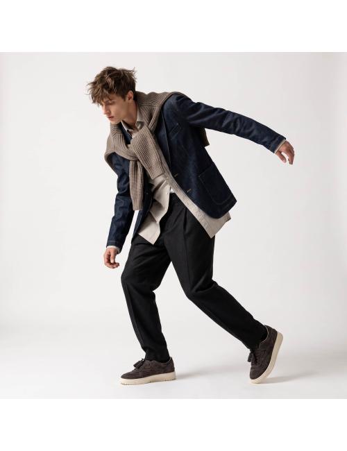 Date sneakers Torneo suede brown