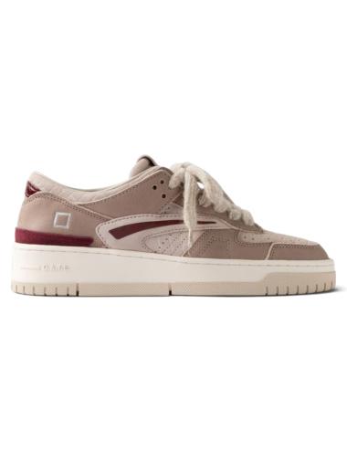Date sneakers Torneo crocodile pink