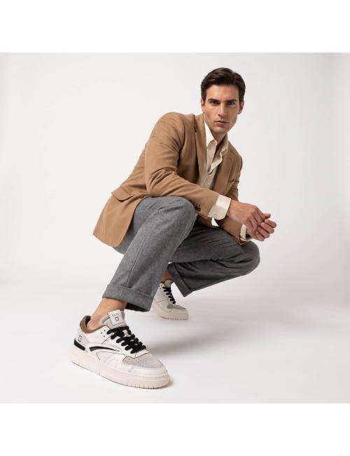 Date sneakers uomo Torneo Colored White-Cuoio