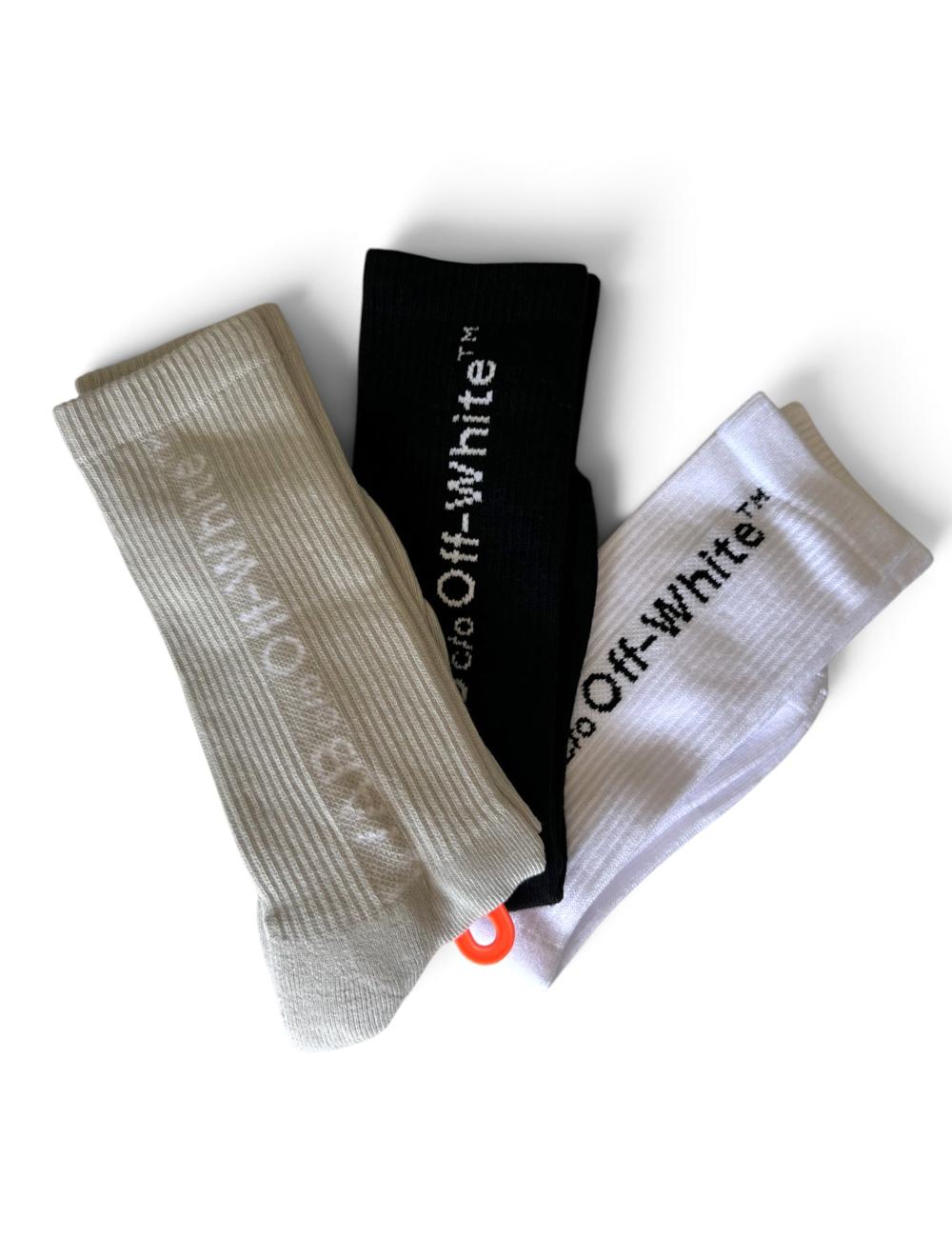 OFF-WHITE L/AB socks Crew socks multicolor