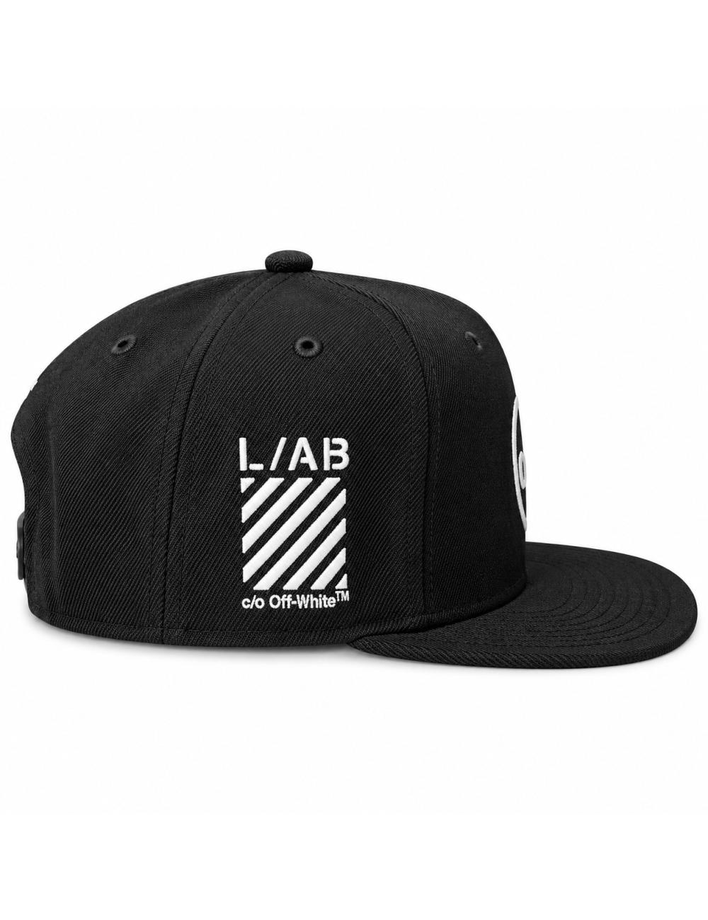 OFF-WHITE L/AB Black Logo Circle Baseball hat