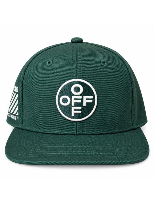 OFF-WHITE L/AB Cappello baseball circle logo verde