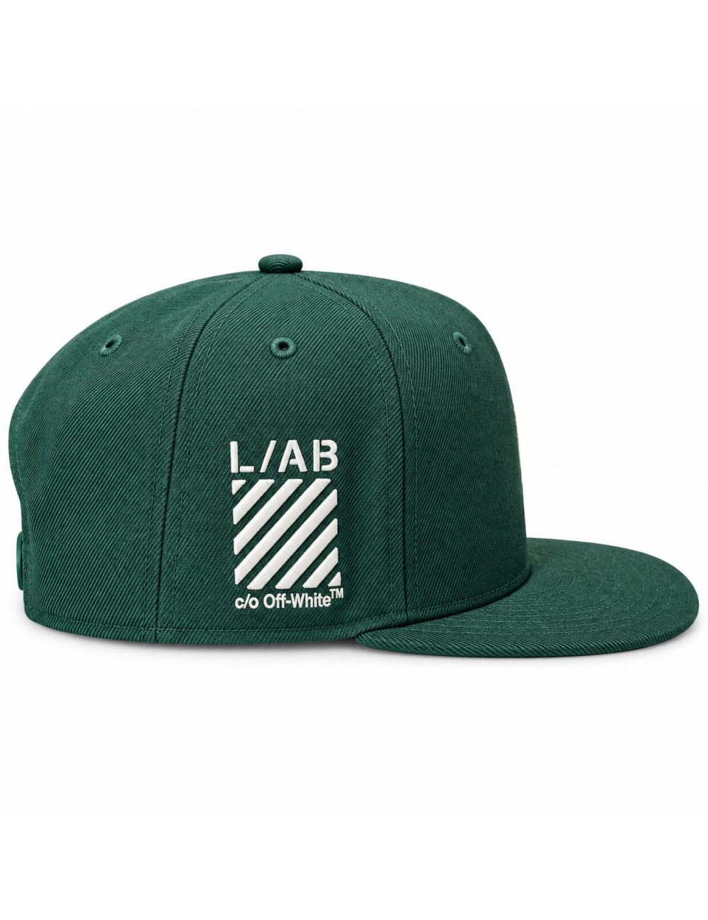 OFF-WHITE L/AB Cappello baseball circle logo verde