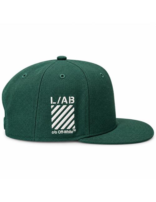 OFF-WHITE L/AB Cappello baseball circle logo verde