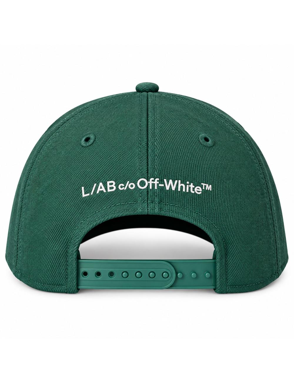 OFF-WHITE L/AB Cappello baseball circle logo verde