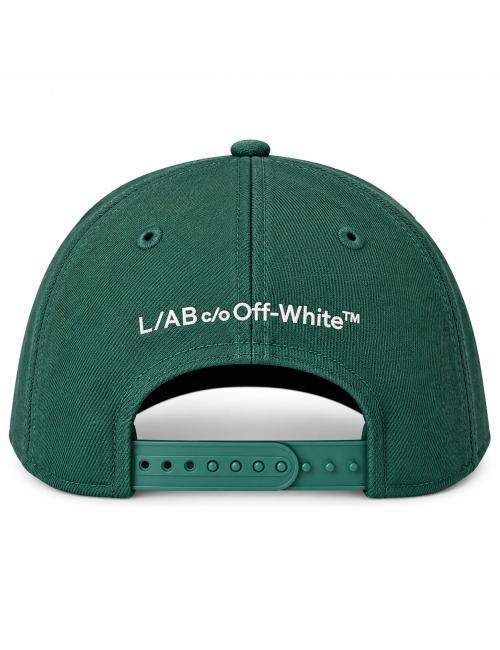 OFF-WHITE L/AB Cappello baseball circle logo verde