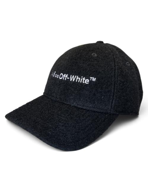 OFF-WHITE L/AB Cappello baseball in lana nero