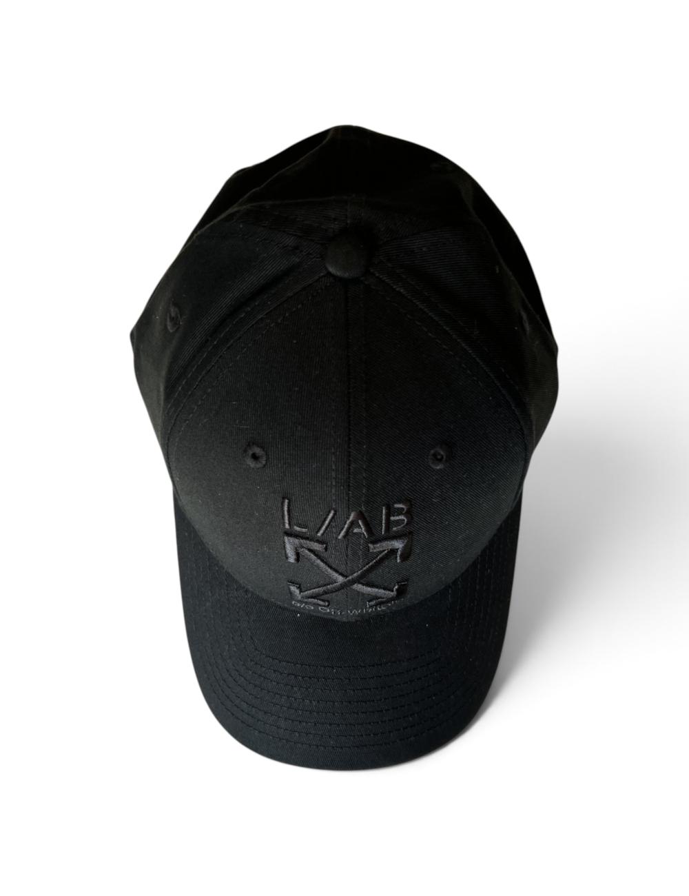 OFF-WHITE L/AB Total black baseball hat