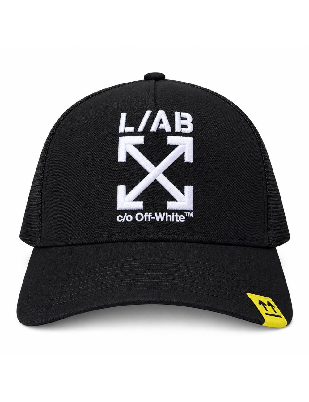 OFF-WHITE L/AB Cappello trucker nero