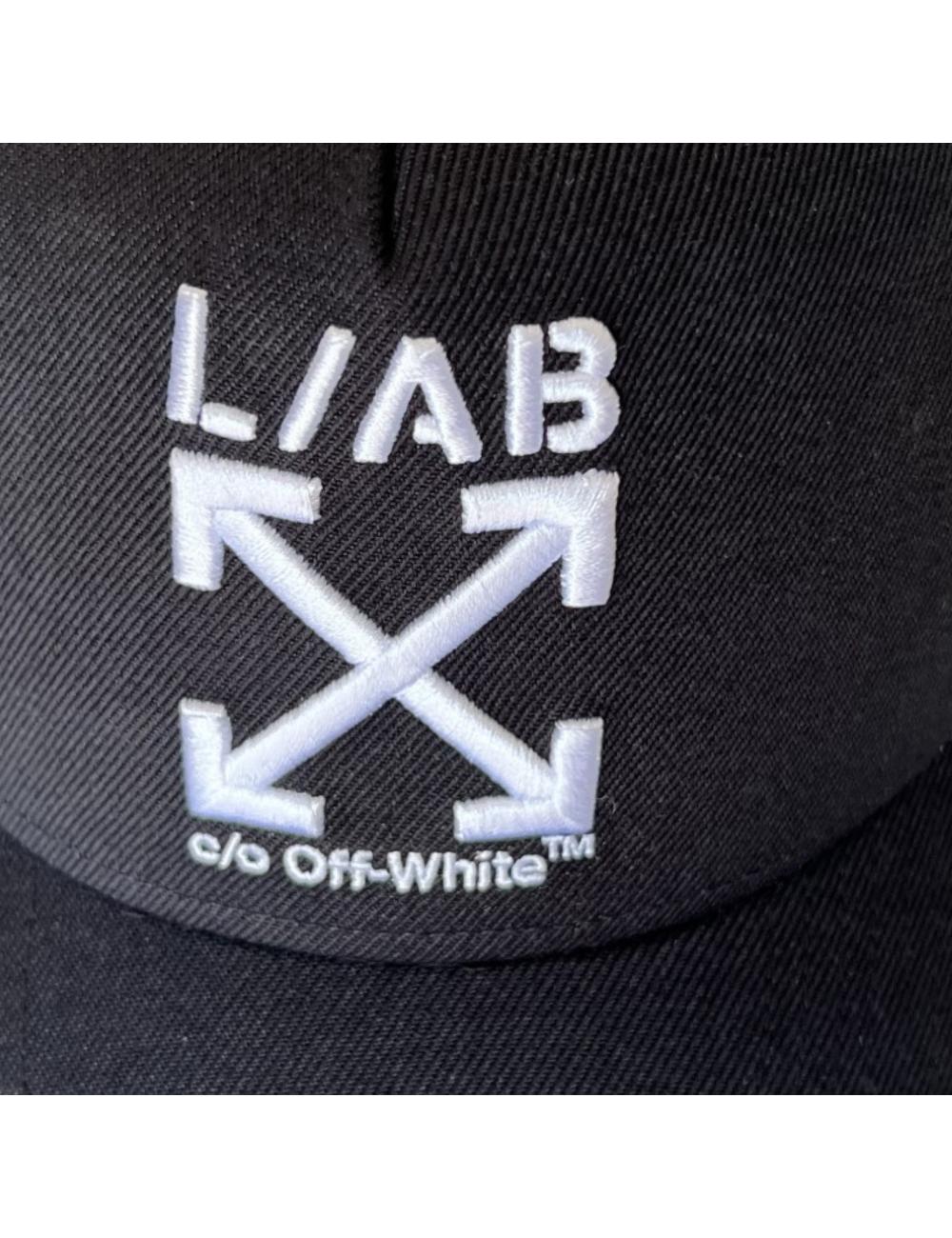 OFF-WHITE L/AB Black Trucker Hat