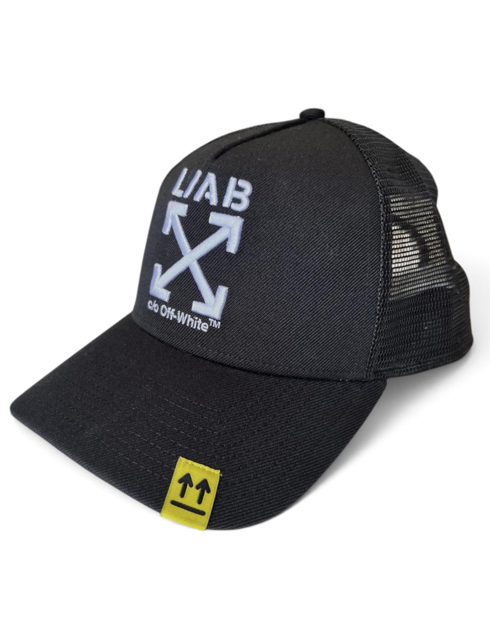 OFF-WHITE L/AB Cappello trucker nero