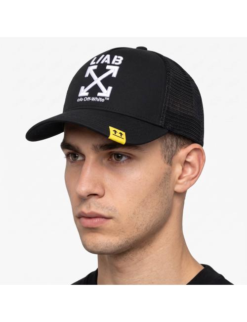 OFF-WHITE L/AB Cappello trucker nero