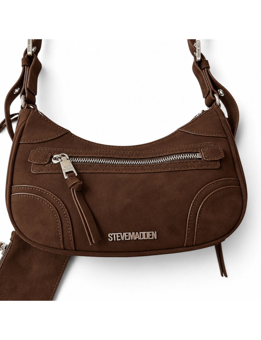 Steve Madden Brown Bglowing Shoulder Bag