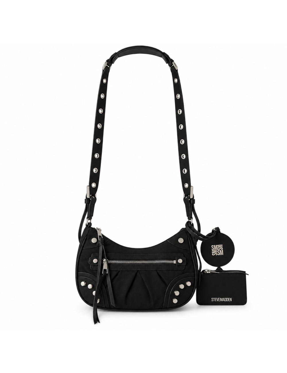 Steve Madden Black Bglowing Shoulder Bag