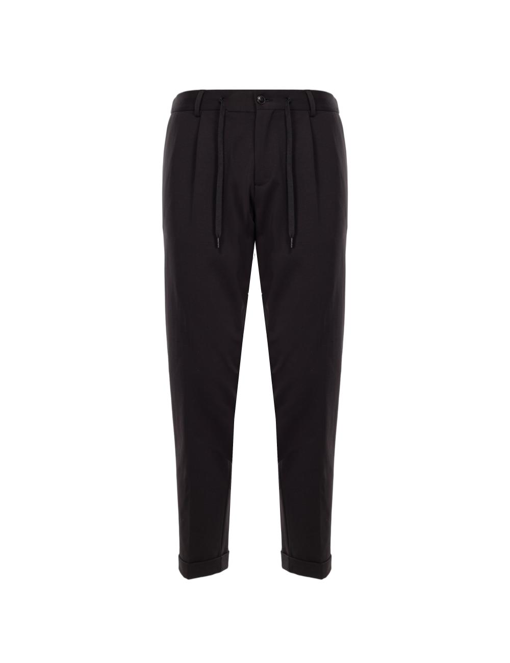 Black trousers outfit with...