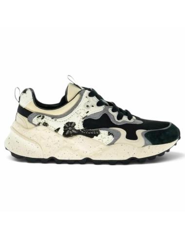 Flower Mountain sneakers rulis black animalier