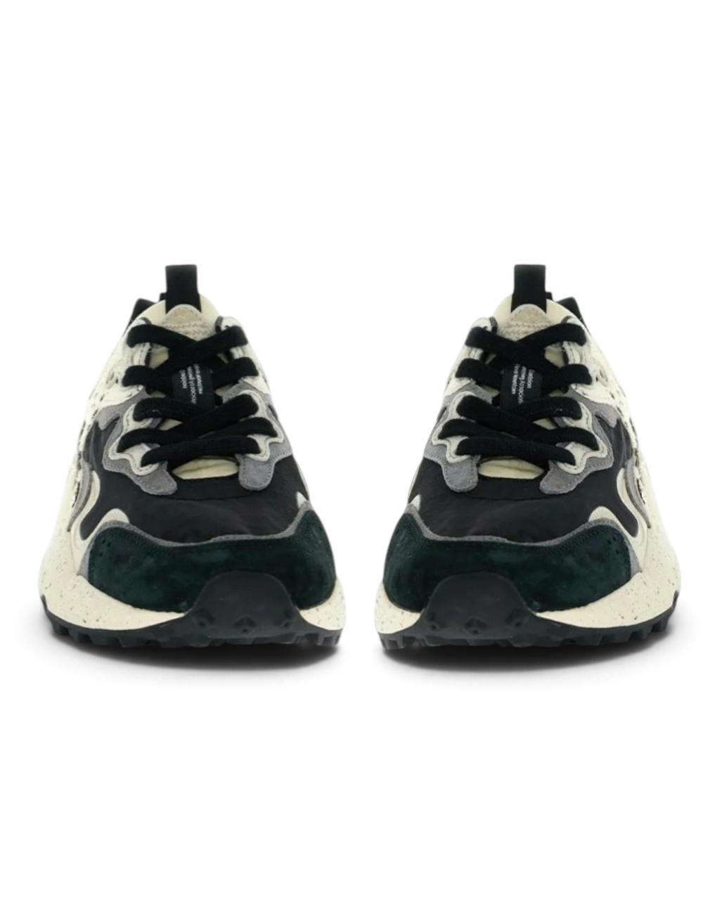 Flower Mountain sneakers rulis nero animalier