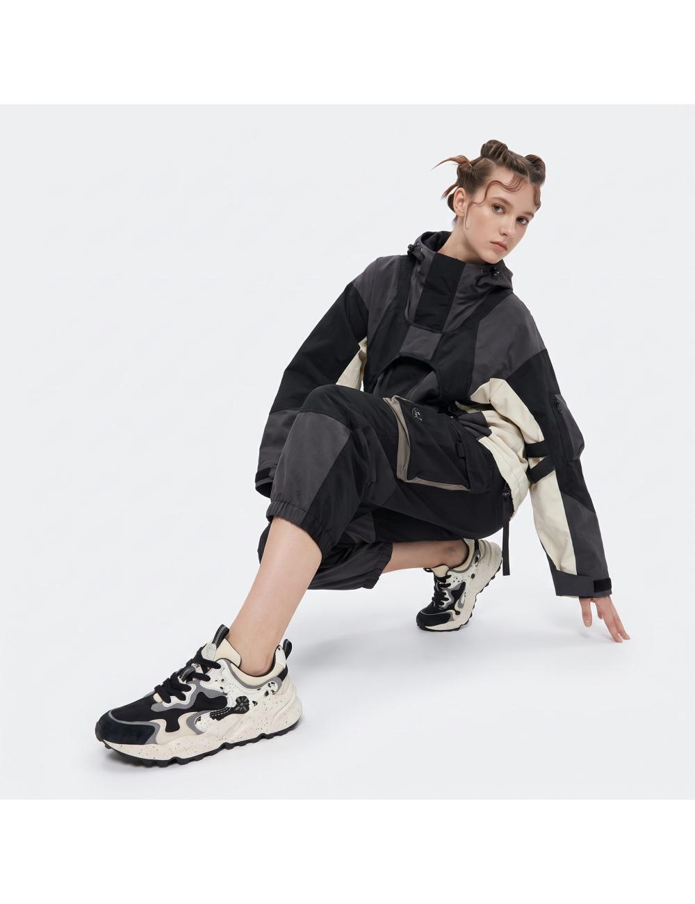 Flower Mountain sneakers rulis black animalier