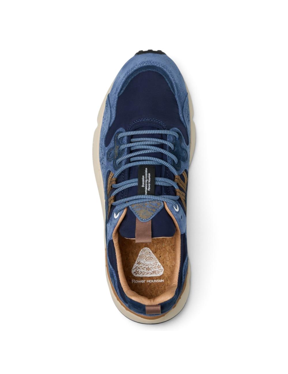 Flower Mountain sneakers yamano 3 blu caramel