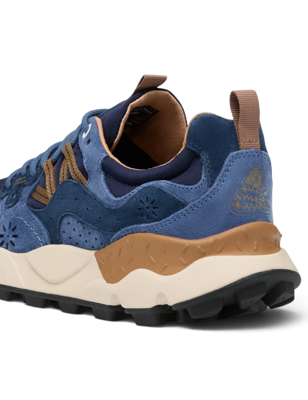 Flower Mountain sneakers yamano 3 caramel blue