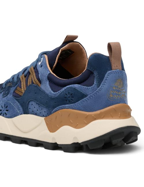 Flower Mountain sneakers yamano 3 blu caramel