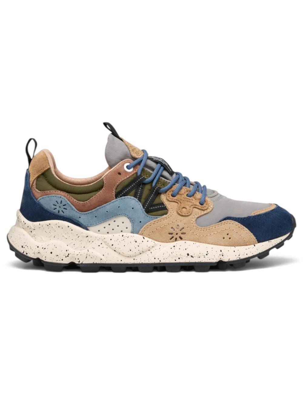Flower Mountain sneakers yamano 3 grigio blu beige