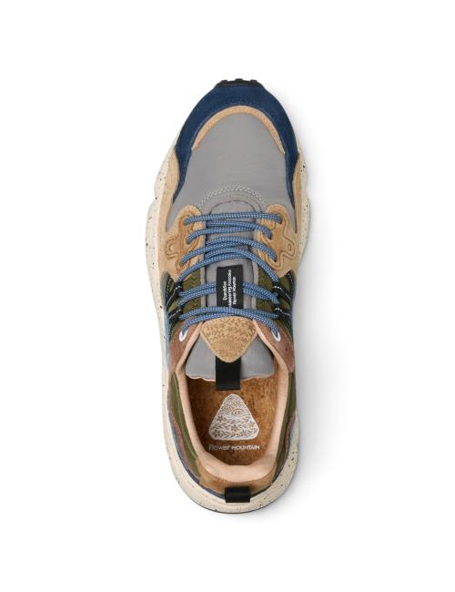 Flower Mountain sneakers yamano 3 grigio blu beige