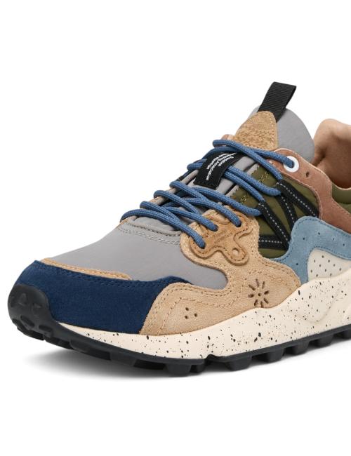 Flower Mountain sneakers yamano 3 grigio blu beige