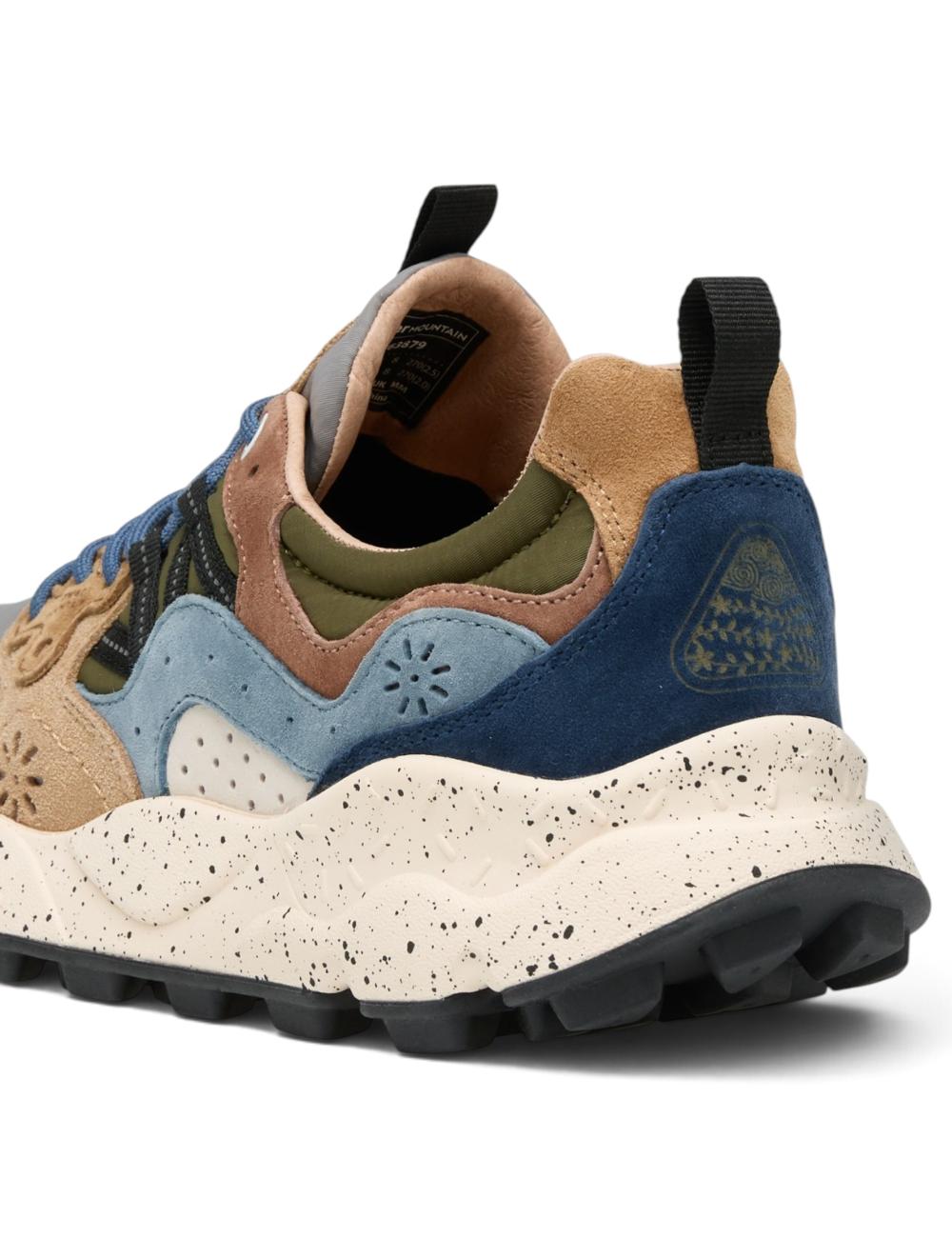 Flower Mountain sneakers yamano 3 grigio blu beige