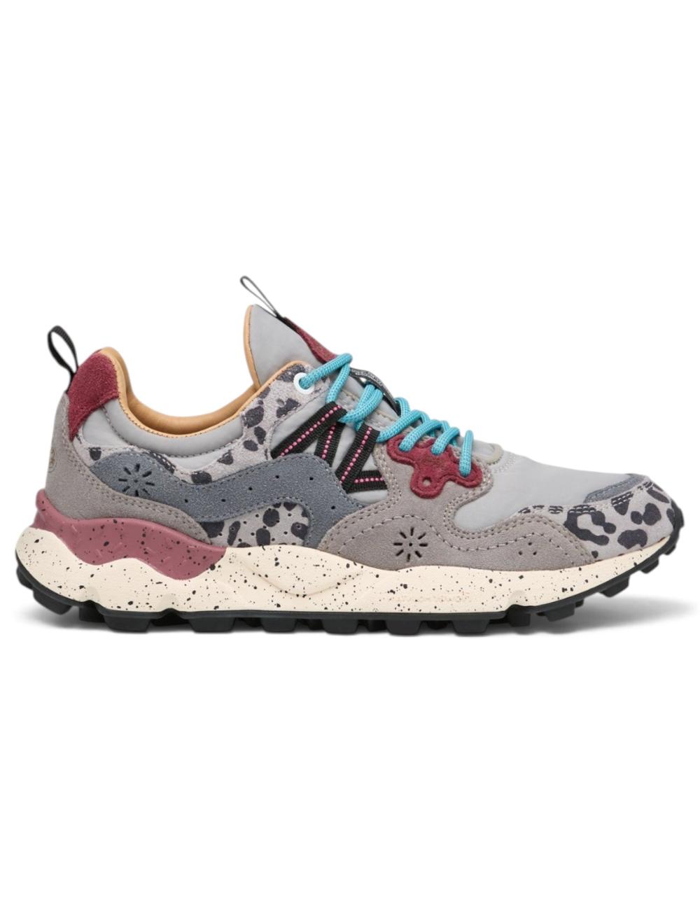 Flower Mountain sneakers yamano 3 burgundy grey