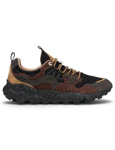 Flower Mountain sneakers yamano 3 black grey brown