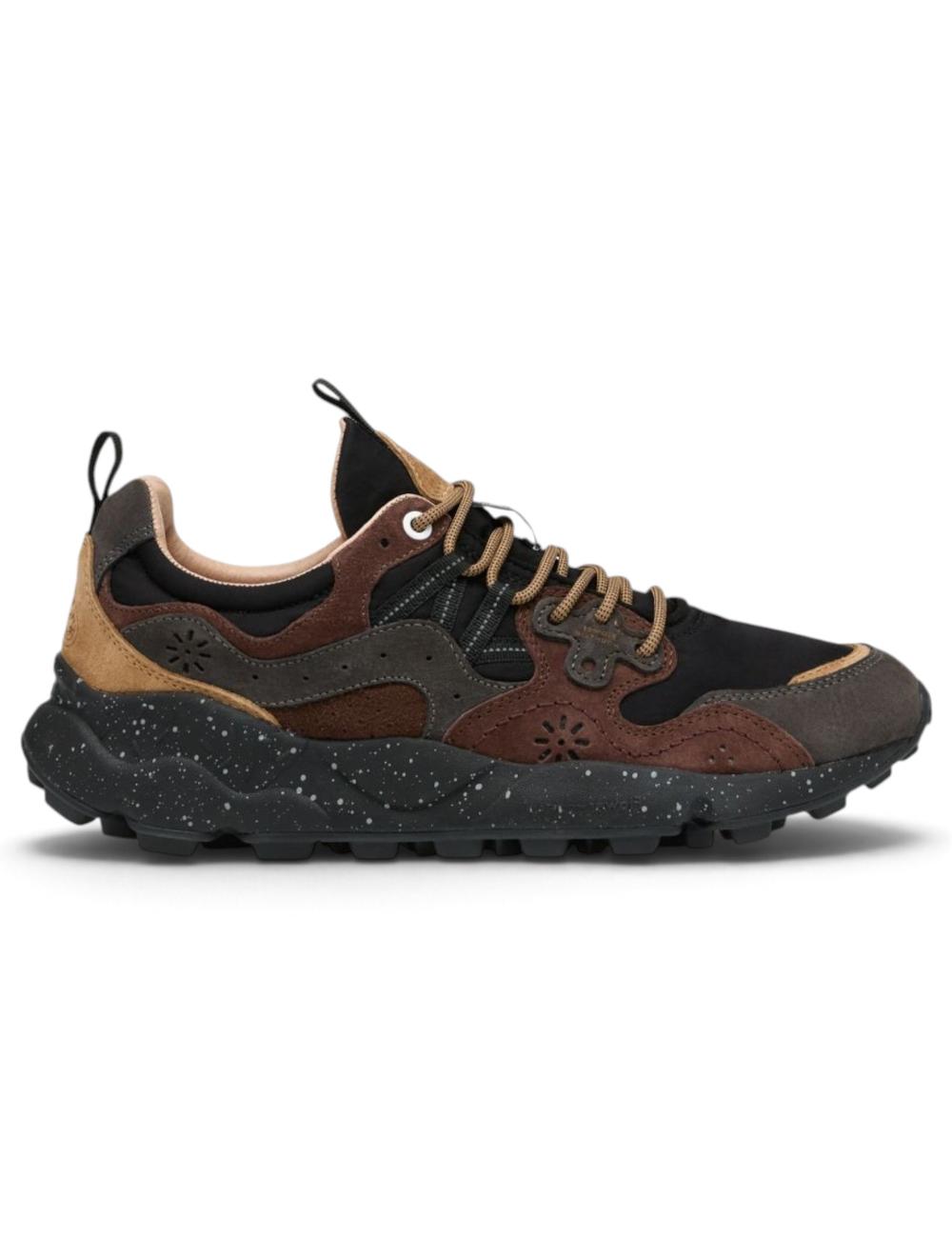 Flower Mountain sneakers yamano 3 nero grigio marrone