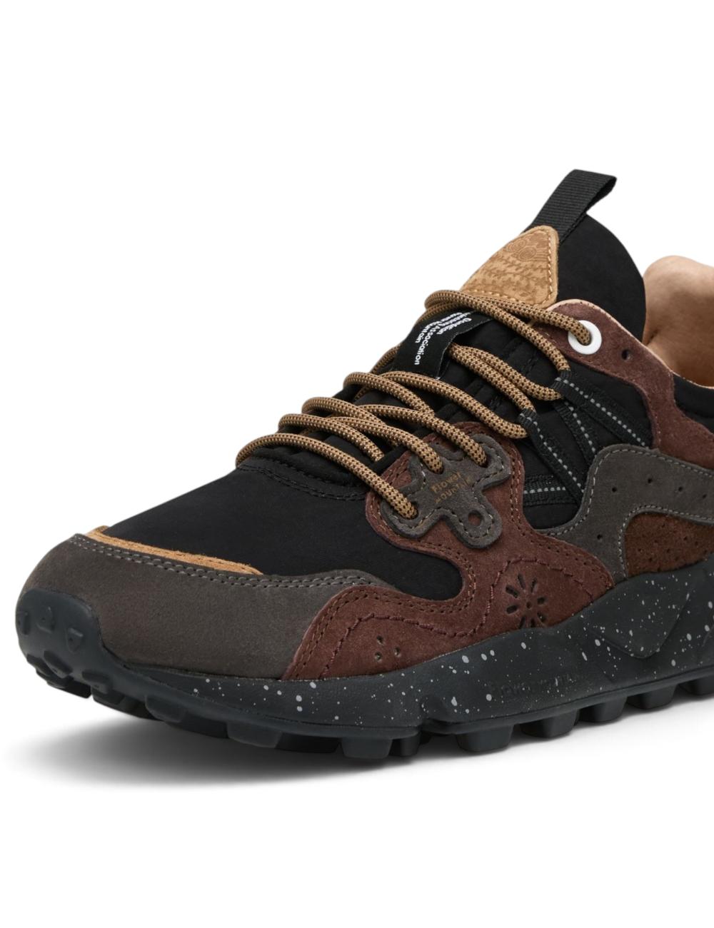 Flower Mountain sneakers yamano 3 nero grigio marrone