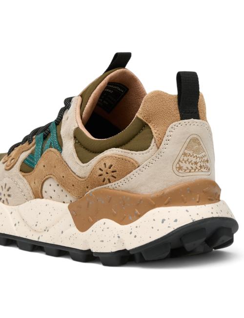 Flower Mountain sneakers yamano 3 verde marrone grigio