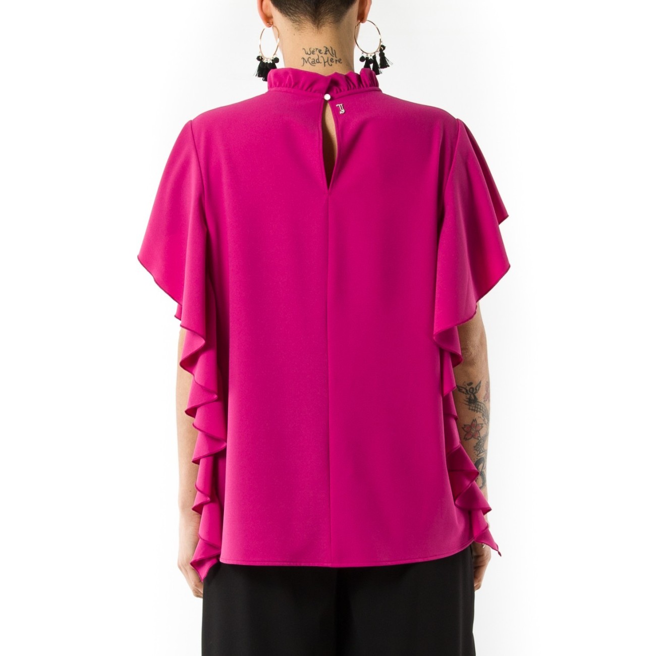 Jijil camicia blusa fuxia