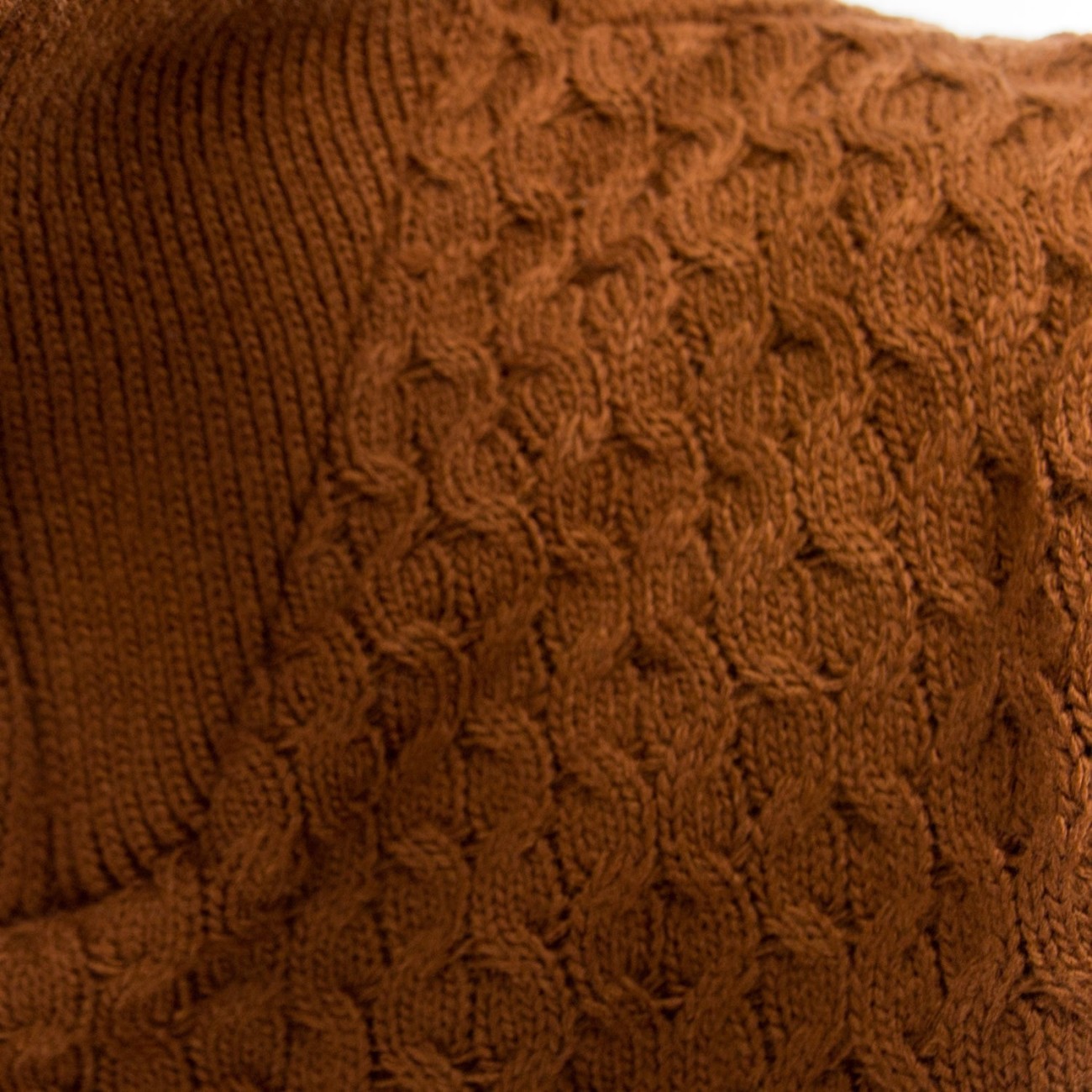 Brown turtleneck sweater...