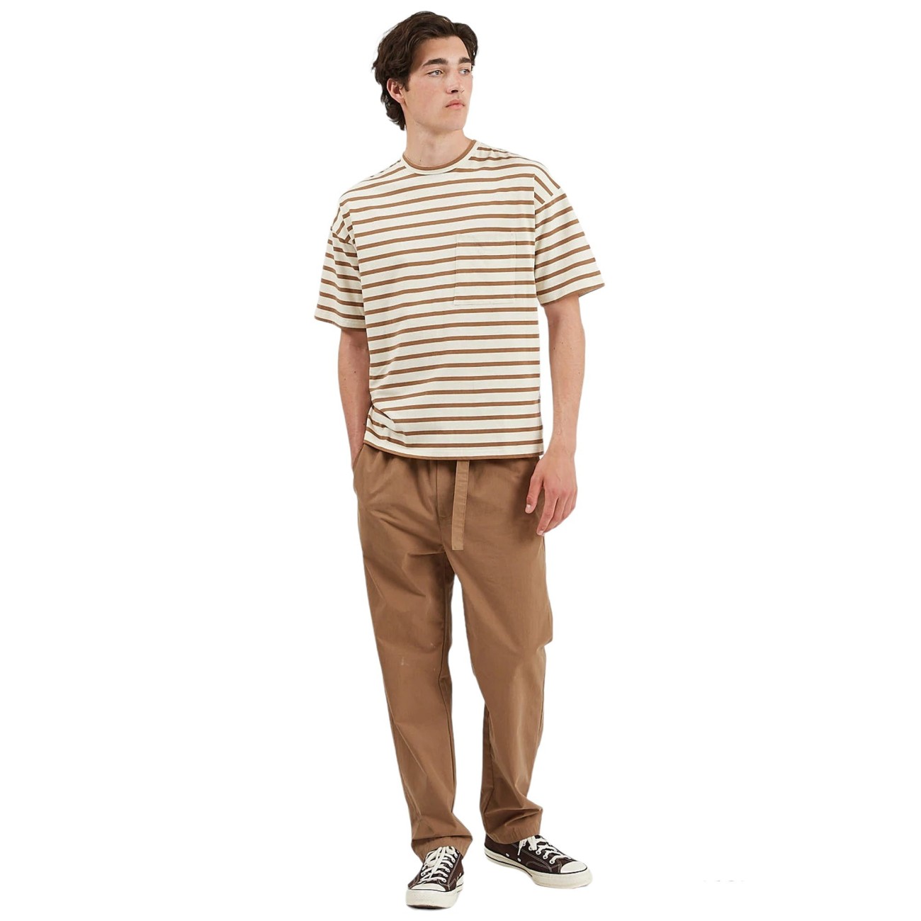 Minimum beige striped t-shirt