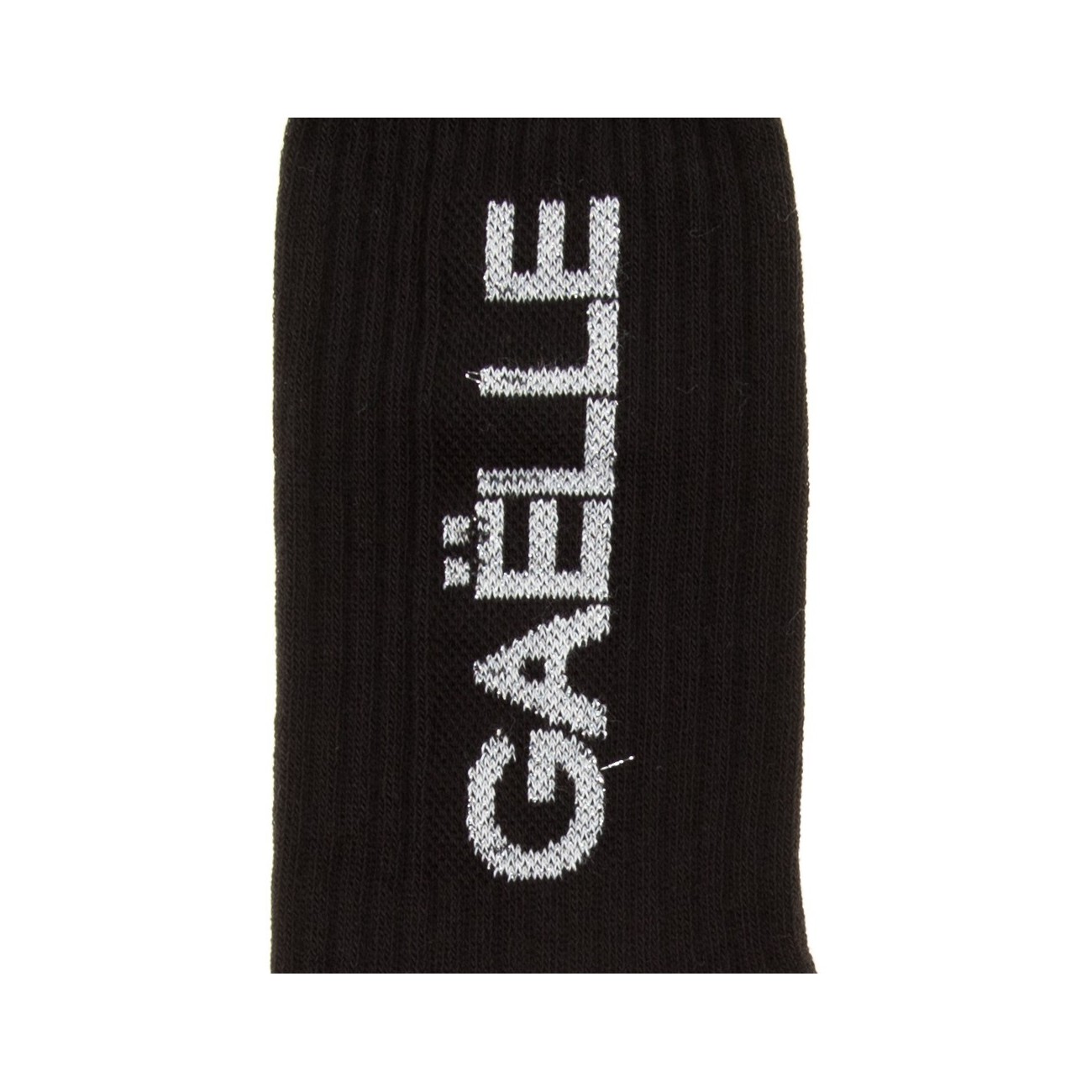Gaelle black terry socks