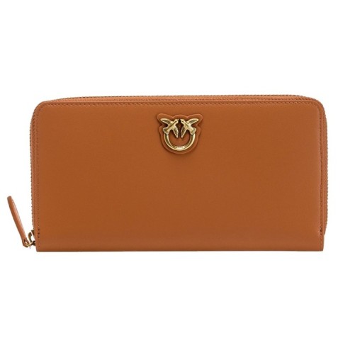 Pinko portafoglio donna cuoio con zip