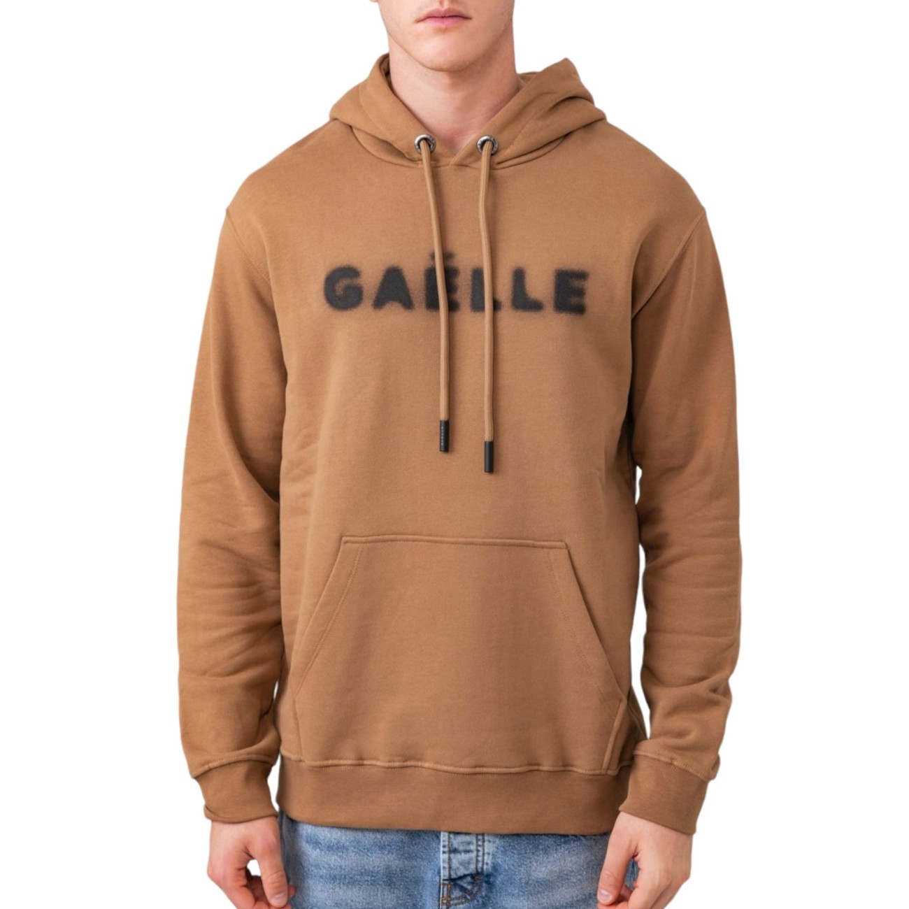 Gaelle brown hooded sweatshirt
